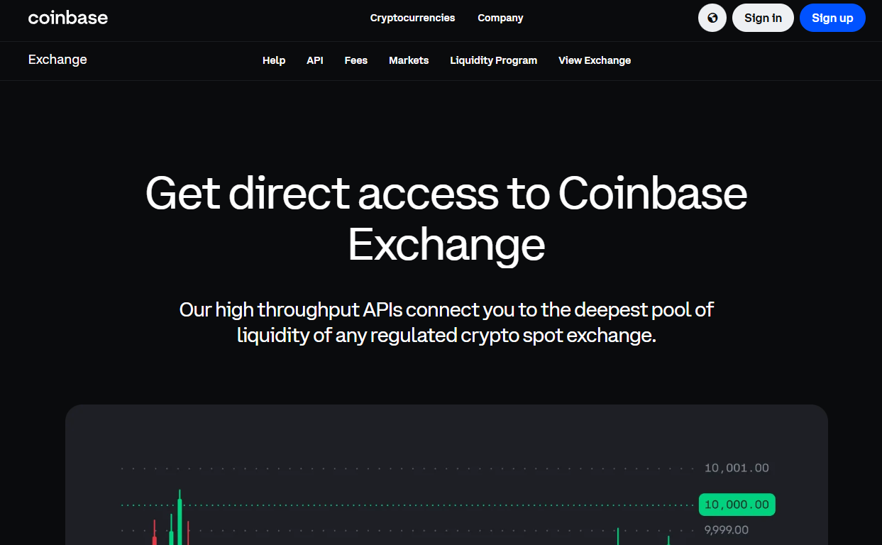 仮想通貨取引所の世界ランキング3位はCoinbase Exchange