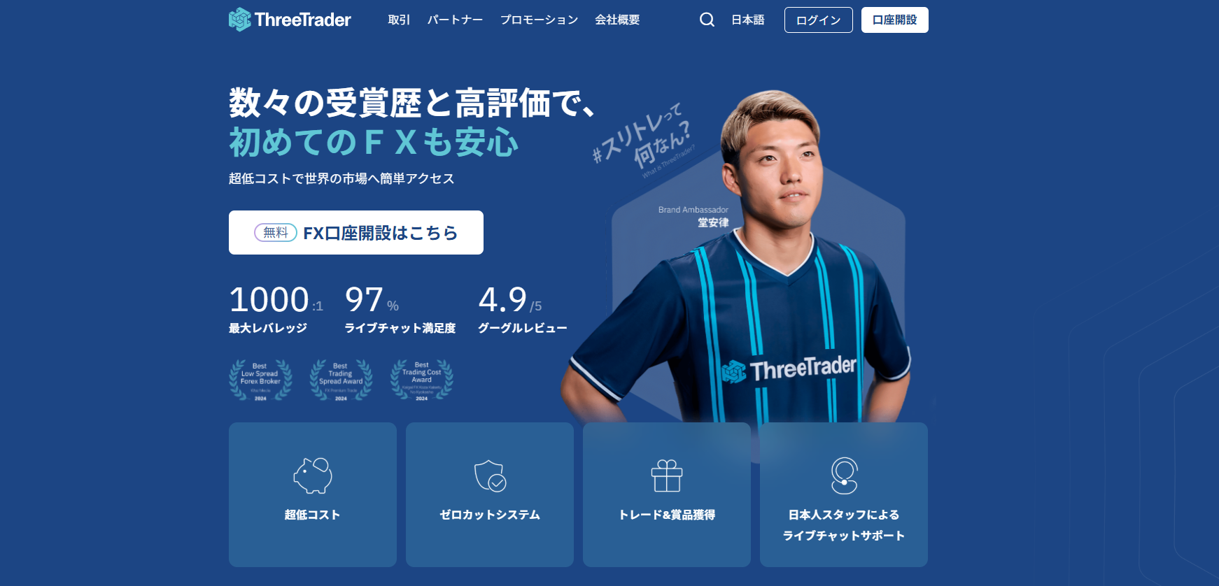 スキャルピングにおすすめの海外FX口座ランキング6位はThreeTraderのRawゼロ口座