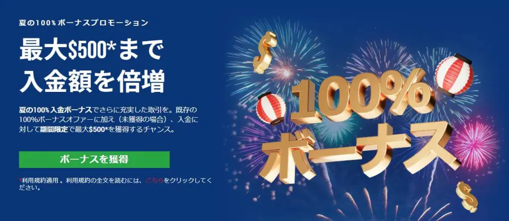 XMの期間限定ボーナスキャンペーン